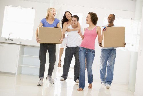 Removal team planning a house move in Epsom