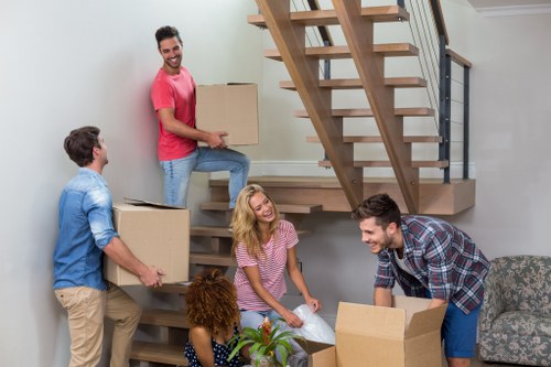 Local man with van service helping with a move in Epsom