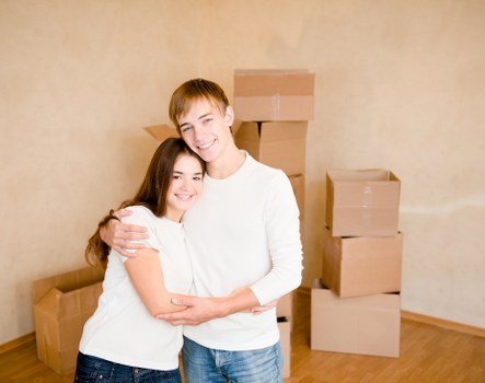 Moving day unloading service for a property in Epsom