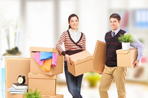 Packing and furniture handling for house removals in Epsom