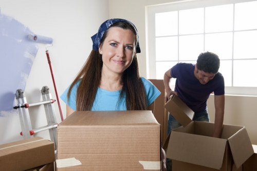 Epsom Man And Van team preparing a safe moving process