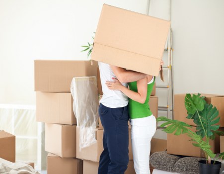 Careful separation of recyclable household and office materials