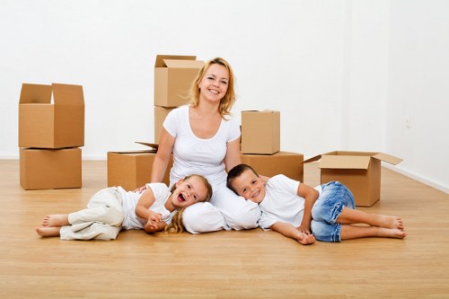 Careful loading for a property move in Epsom