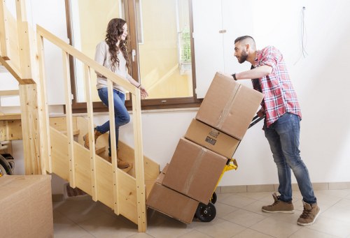Furniture removal process for homes and flats in Epsom