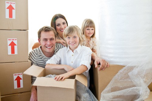 Loading a removals van for a property move in Epsom