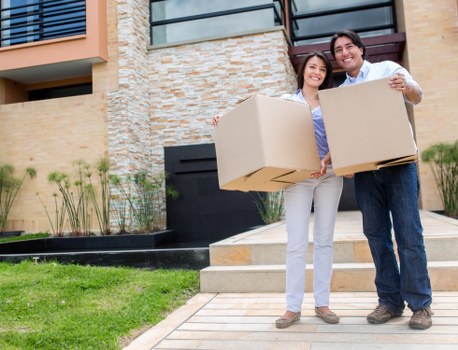 Careful furniture transport during a man and van move in Epsom