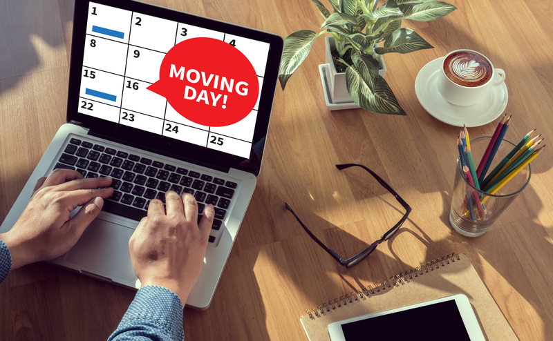 Moving day preparation checklist for customers in Epsom